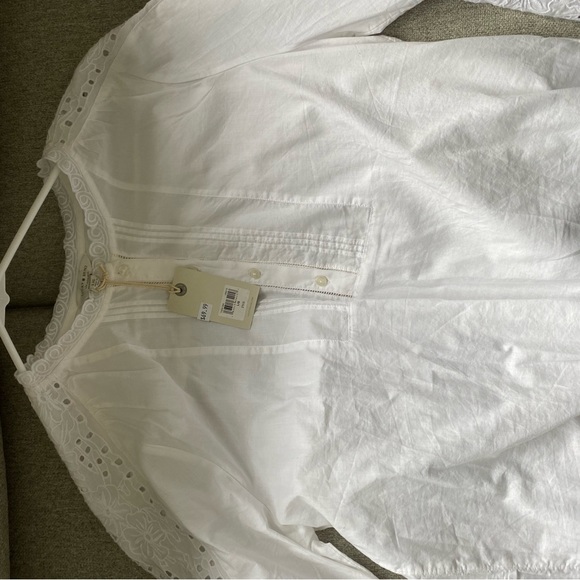 Lucky brand Yasmin Eyelet Top NWT - Picture 4 of 5